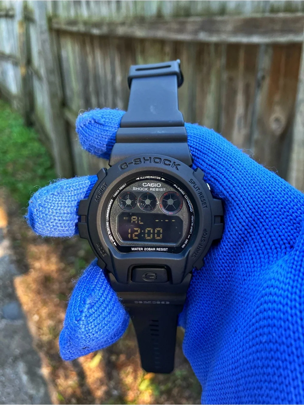 BUSSDOWN Gold Moissanite Custom G Shock Black Colorway